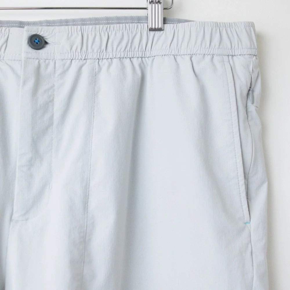 Tommy Bahama Chip Shot Pull On Shorts Mens 1XLB Gray IslandZone Big Tall Golf